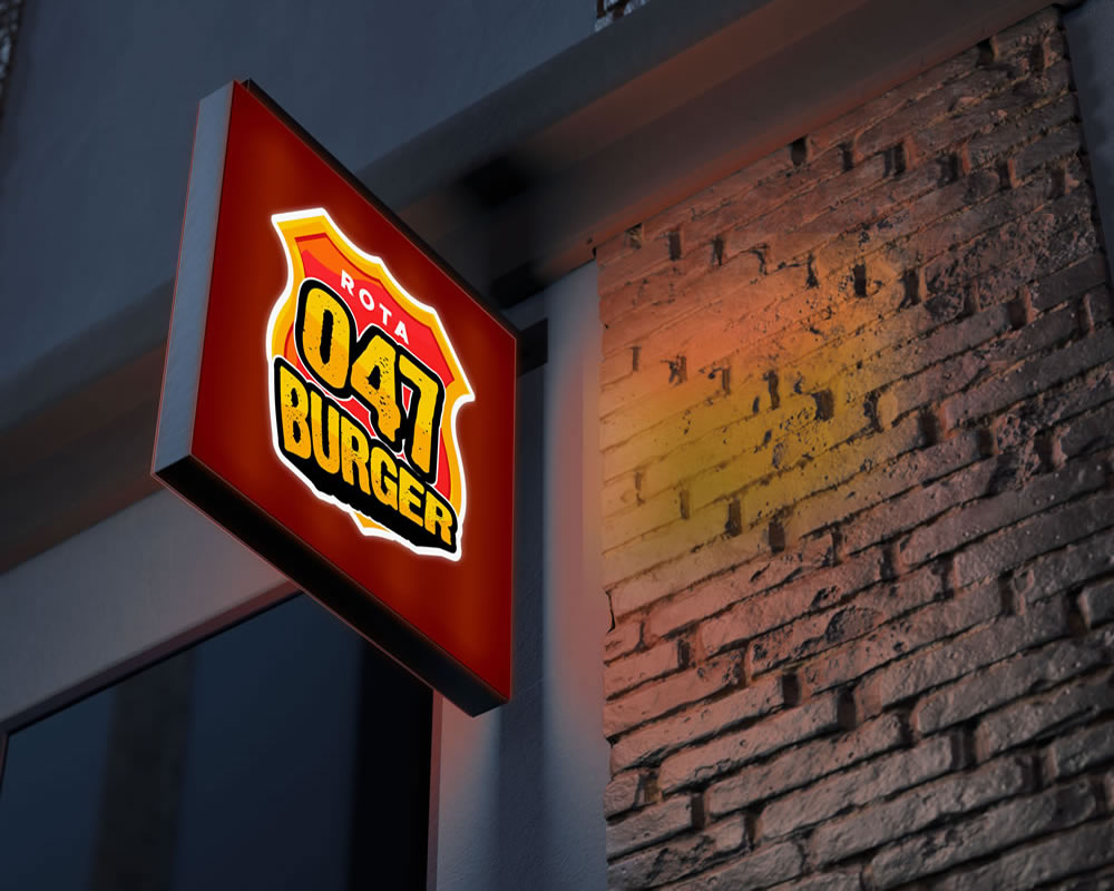 Logo Da Rota Criação Identidade Visual/Logo: Rota 047 Burger - Canoinhas/SC ...